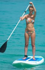 ZOE SALMON in Bikini Paddle Boarding in Barbados 04/30/2018
