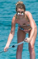 ZOE SALMON in Bikini Paddle Boarding in Barbados 04/30/2018