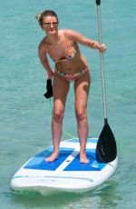 ZOE SALMON in Bikini Paddle Boarding in Barbados 04/30/2018