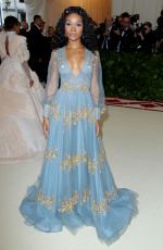 ZURI HALL at MET Gala 2018 in New York 05/07/2018