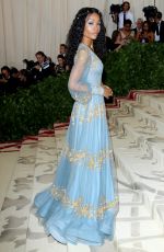ZURI HALL at MET Gala 2018 in New York 05/07/2018