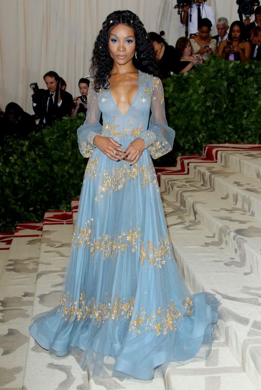 ZURI HALL at MET Gala 2018 in New York 05/07/2018
