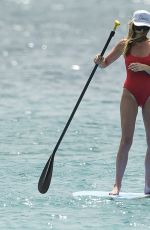 ABIGAIL ABBEY CLANCY in Swimsuit at a Yacht in Barbados 06/12/2018