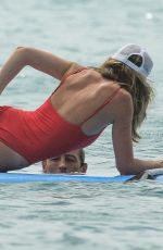 ABIGAIL ABBEY CLANCY in Swimsuit at a Yacht in Barbados 06/12/2018