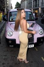 ABIGAIL CLARKE Arrives at Prettylittlething x Maya Jama Launch Party in London 06/25/2018