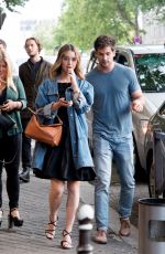 ADELAIDE KANE at Cesar Restaurant in Paris 06/03/2018