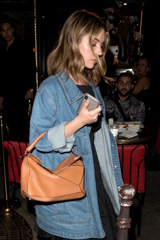 ADELAIDE KANE at Cesar Restaurant in Paris 06/03/2018