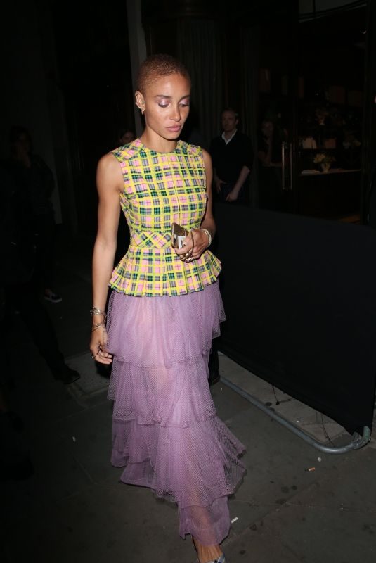 ADWOAH ABOA Leaves Burberry Fashion Party in London 06/08/2018