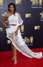 AJIONA ALEXUS at 2018 MTV Movie and TV Awards in Santa Monica 06/16/2018
