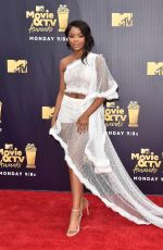 AJIONA ALEXUS at 2018 MTV Movie and TV Awards in Santa Monica 06/16/2018
