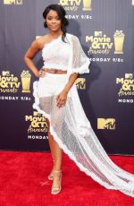 AJIONA ALEXUS at 2018 MTV Movie and TV Awards in Santa Monica 06/16/2018