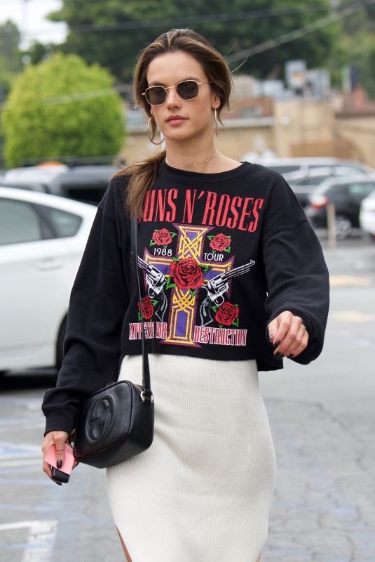 ALESSANDRA AMBROSIO at a Country Mart in Brentwood 06/06/2018