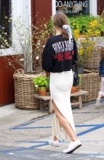 ALESSANDRA AMBROSIO at a Country Mart in Brentwood 06/06/2018