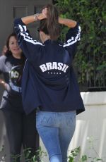ALESSANDRA AMBROSIO in Jeans Out in Los Angeles 06/25/2018