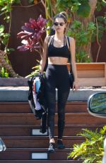 ALESSANDRA AMBROSIO Leaves a Gym in Malibu 06/08/2018