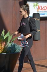 ALESSANDRA AMBROSIO Leaves a Gym in Malibu 06/08/2018
