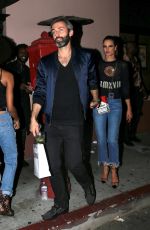 ALESSANDRA AMBROSIO Leaves Moschino Afterparty in Hollywood 06/08/2018
