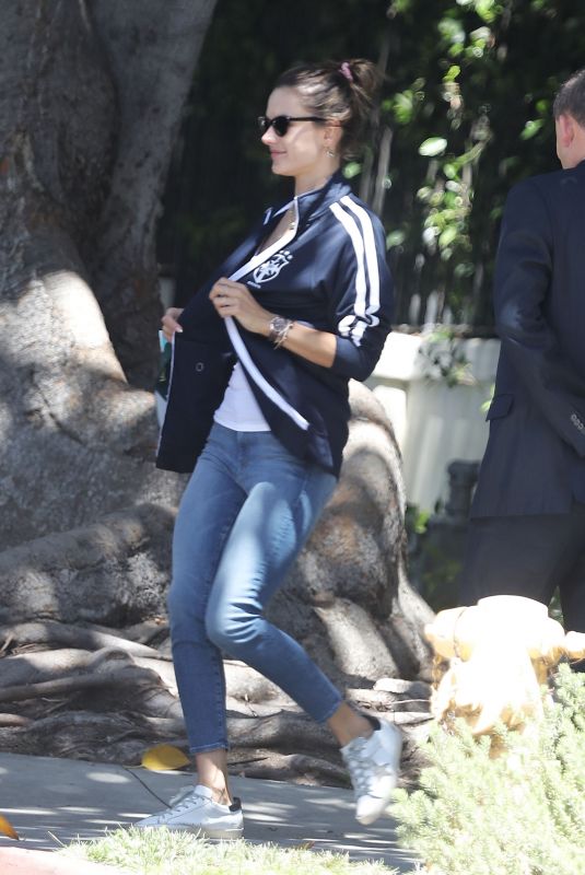 ALESSANDRA AMBROSIO Out in Los Angeles 06/25/2018