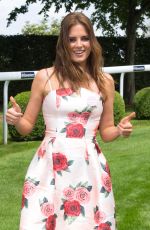 ALEXANDRA FELSTEAD at Investec Derby Festival Ladies Day at Epsom Racecourse 06/01/2018