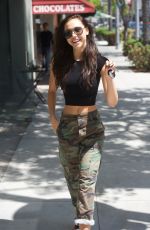 ALEXIS REN at a Dry Bar in Beverly Hills 06/01/2018