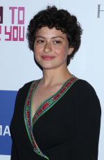 ALIA SHAWKAT at Sorry to Bother You Premiere at Bamcinemafest in New York 06/20/2018