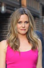 ALICIA SILVERSTONE at Late Show with Stephen Colbert in New York 06/11/2018