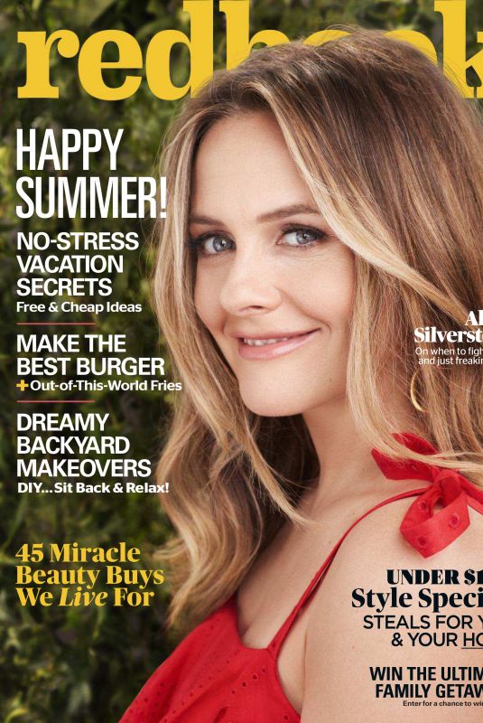 ALICIA SILVERSTONE in Redbook Magazine, July/August 2018