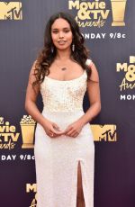 ALISHA BOE at 2018 MTV Movie and TV Awards in Santa Monica 06/16/2018