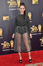 ALISON BRIE at 2018 MTV Movie and TV Awards in Santa Monica 06/16/2018