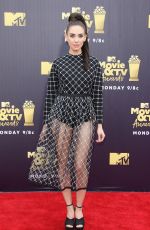 ALISON BRIE at 2018 MTV Movie and TV Awards in Santa Monica 06/16/2018