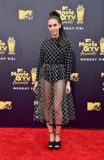 ALISON BRIE at 2018 MTV Movie and TV Awards in Santa Monica 06/16/2018