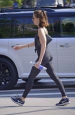 ALISON BRIE Heading to a Gym in New York 06/19/2018