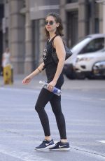 ALISON BRIE Heading to a Gym in New York 06/19/2018