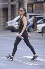 ALISON BRIE Heading to a Gym in New York 06/19/2018