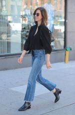 ALISON BRIE in Jeans Out in New York 06/19/2018