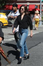 ALISON BRIE in Jeans Out in New York 06/19/2018