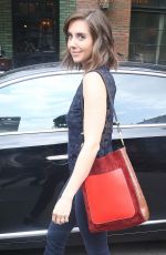 ALISON BRIE Leaves Bowery Hotel in New York 06/18/2018