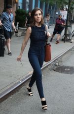 ALISON BRIE Leaves Bowery Hotel in New York 06/18/2018