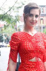 ALISON BRIE Leaves Bowery Hotel in New York 06/20/2018