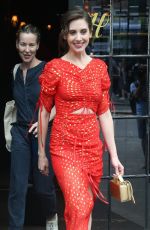 ALISON BRIE Leaves Bowery Hotel in New York 06/20/2018