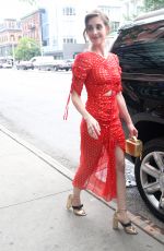ALISON BRIE Leaves Bowery Hotel in New York 06/20/2018