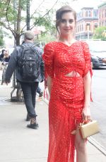 ALISON BRIE Leaves Bowery Hotel in New York 06/20/2018