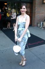 ALISON BRIE Leaves Her Hotel in New York 06/20/2018