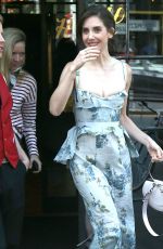 ALISON BRIE Leaves Her Hotel in New York 06/20/2018