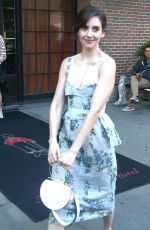 ALISON BRIE Leaves Her Hotel in New York 06/20/2018