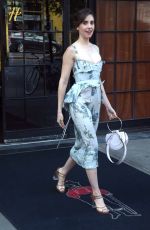 ALISON BRIE Leaves Her Hotel in New York 06/20/2018