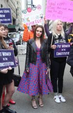 ALYSSA MILANO at Era Coalition Call for Ratification of the Equal Rights Amendment in New York 06/04/2018