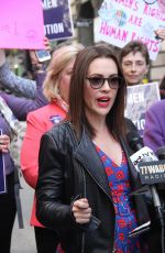 ALYSSA MILANO at Era Coalition Call for Ratification of the Equal Rights Amendment in New York 06/04/2018