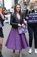 ALYSSA MILANO at Era Coalition Call for Ratification of the Equal Rights Amendment in New York 06/04/2018