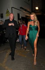 AMANDA HOLDEN Leaves Apollo Theater in London 05/31/2018